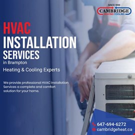 HVAC Installation Services in Brampton | Heating & Cooling Experts