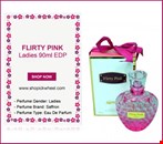 Discounted Cosmetics - Flirty Pink (Ladies 90ml EDP) Saffron