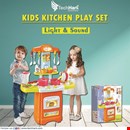 Techhark Little Chef Kids Kitchen Play Set with Light & Sound