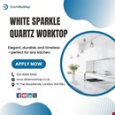 White Sparkle Quartz Worktop | 020 8368 5555 | DialAWorkTop