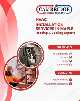 HVAC Installation Services in Maple | Heating & Cooling Experts