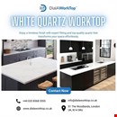 White Quartz Worktop | +44 0208 368 5555 | DialAWorkTop