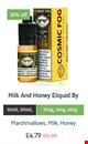 Milk And Honey Eliquid By Cosmic Fog