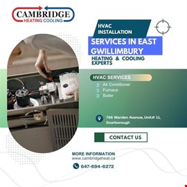 HVAC Installation Services in East Gwillimbury | Heating & Cooling Experts