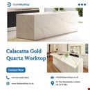 Calacatta Gold Quartz Worktop | +44 0208 368 5555 | DialAWorkTop