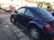 Blue VW Bettle 2.0 2002