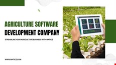 Agriculture software development company