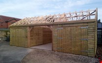 Buy Self-Build Classic Prefabricated Timber Garage Kits - Passmores!