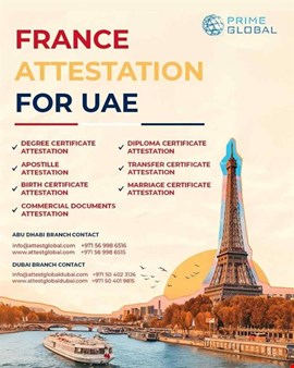 Secure & Trusted France Document Attestation Services in UAE