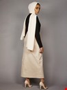 Straight Cut Jean Skirt