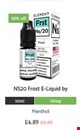 NS20 Frost E-Liquid by Element