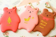 TOFFEENUT BEAR cute pocket hand mirror