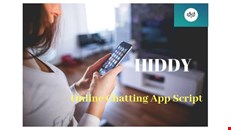  Hiddy-Instant Chat App With Native Ios& Android