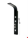 Luna Black Thermostatic Shower Panel