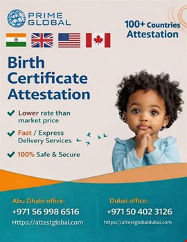 UAE Birth Certificate Confirmation & Legalization Services
