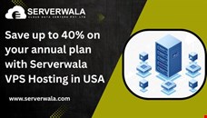 Save up to 40% on your annual plan with Serverwala VPS Hosting in USA
