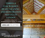 Oak & wooden beam cleaning & Restoration in London