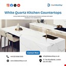 White Quartz Kitchen Countertops | +44 0208 368 5555 | DialAWorkTop