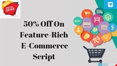 50% Off On marketplace script to build online shopping platform