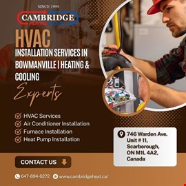 HVAC Installation Services in Bowmanville | Heating & Cooling Experts