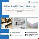 White Sparkle Quartz Worktop | +44 0208 368 5555 | DialAWorkTop
