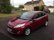For sale a Ford Fiesta 1.4 Zetec 2010 in hot magenta. Only 42,000 miles