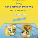 Techhark Kids Dream Kitchen Cooking Suitcase Set