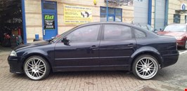 VW PASSAT TDi 2001  CUSTOM WITH AIR RIDE, 7 SCREENS, ALPINE DVD, LEATHER, 20” RIMS, BODYWORK SMOOTHE