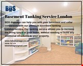 Best Basement Tanking Service London - BDS Drainage