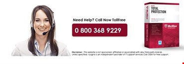McAfee Support UK
