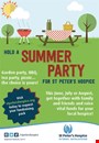 Hold a Summer Party for St Peter's Hospice, Bristol