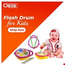 Battery Operated Musical Multi-Colored Flash Drum | Cleos