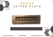 Stylish and Durable Brass Letter Plate for Every Door