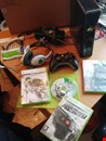 Xbox 360s slim 250gb headset controller and games Can deliver