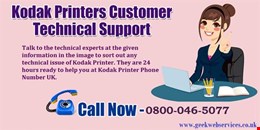 Kodak Printer Support Number UK +44-800-046-5077 Kodak Printer Contact Number UK