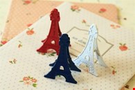 Eiffel Tower Clips 3pc