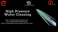 High Pressure Water Cleaning