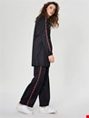 Pearl Sleeve Stripe Sweatshirt